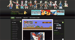 Desktop Screenshot of pokemononlineroms.com